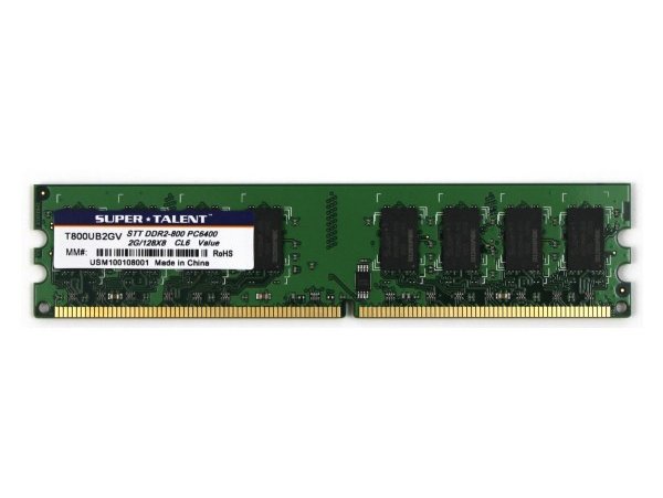 SuperTalent T800FB2G/H 2GB  DDR2 800 240-Pin DDR2 ECC Unbuffered
